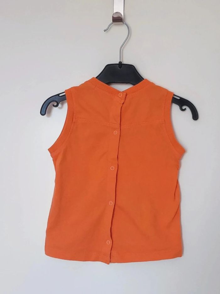 Débardeur orange crocodile vert / Kitchoun - 12 mois - photo numéro 4