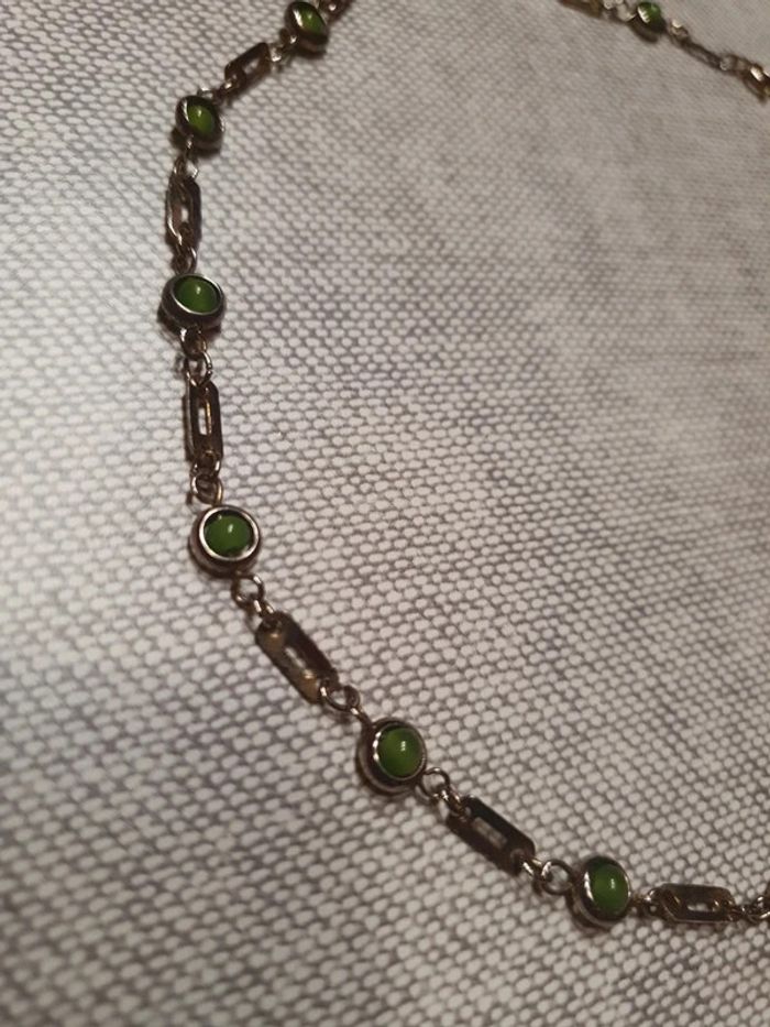 Collier ras du cou jade - photo numéro 3
