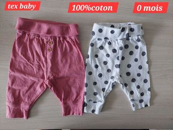 Pantalon fille 0 mois