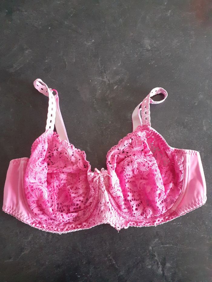 Soutien gorge rose 100D - photo numéro 2