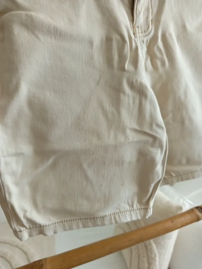 Short chino beige crème Mango Kids 10 ans - photo numéro 5