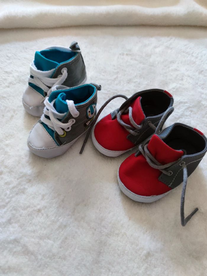 Lot de 2 paires de chaussures bébé
