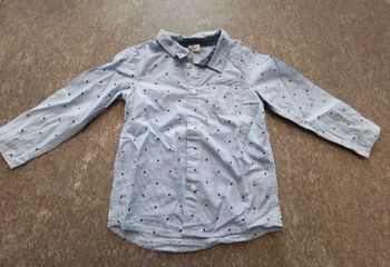 Chemise à manches longues chic bébé garçon 18/24 mois comme NEUVE