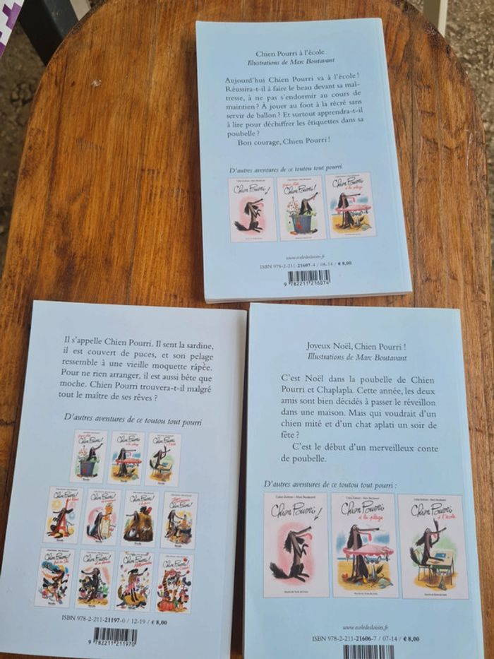 3 livres Chien pourri en tres bon etat - photo numéro 4