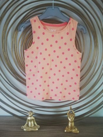 Débardeur à pois Kiabi T6ans