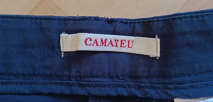 Pantalon chino bleu marine Camaïeu - photo numéro 3