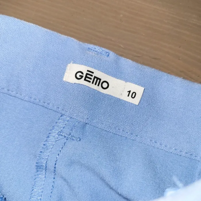 Gémo- pantalon à pinces bleu taille 10 ans - photo numéro 2