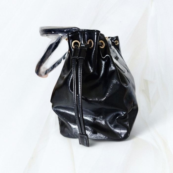 Grand sac craquelé noir Flora Co - photo numéro 9