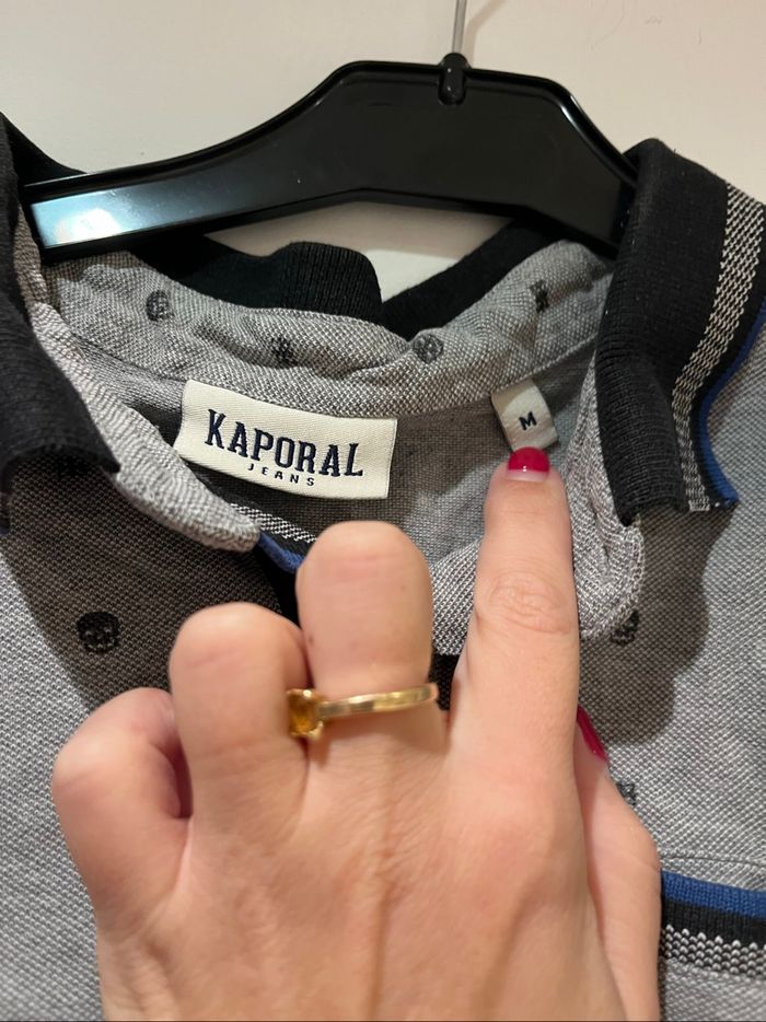 Polo Kaporal gris tête de mort - photo numéro 5