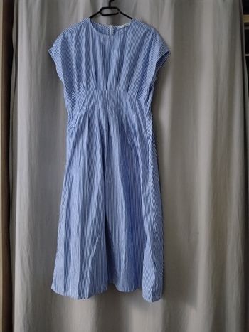 Robe longue à rayures 