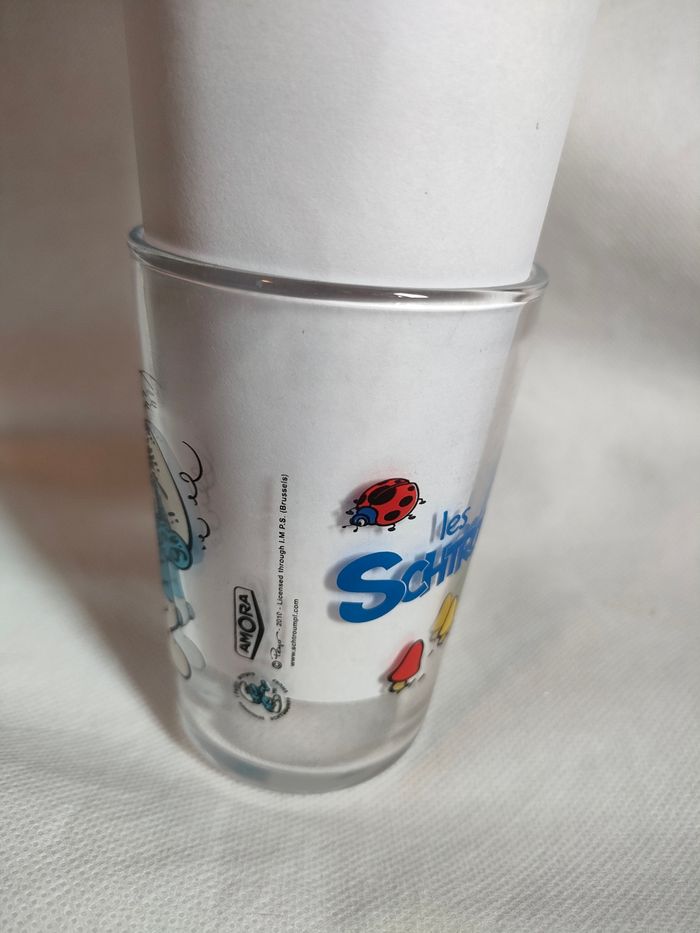 Verre amora Les Schtroumpfs papi 2010 - photo numéro 3