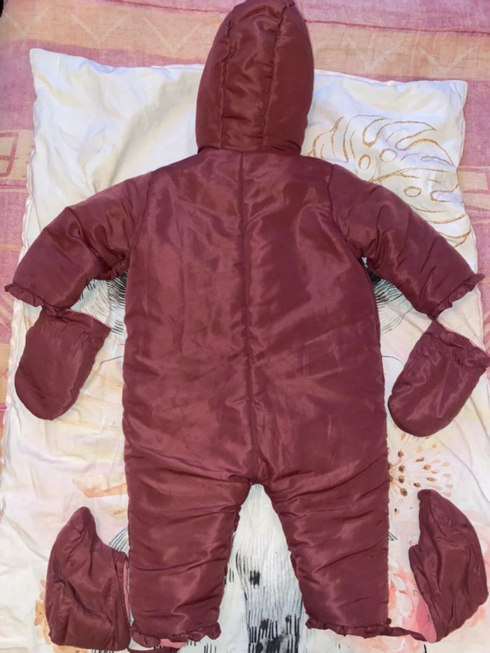Manteau combinaison complète doublée polaire, 12 mois, TCF. - photo numéro 9