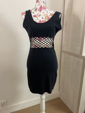 Robe résille noir
