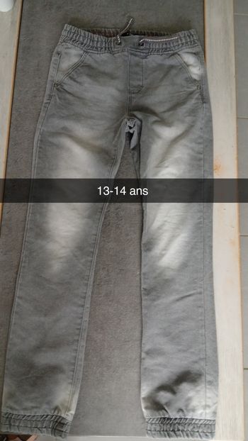 Jean gris 13-14 ans