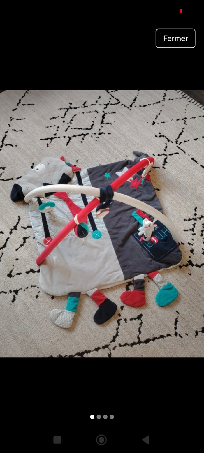 Tapis d'éveil mister bouh sauthon