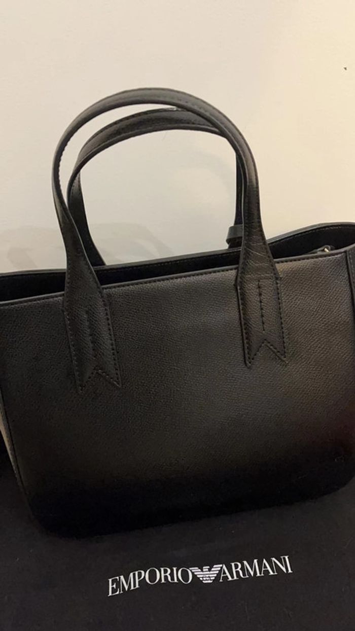 Sac à main Armani - noir - excellent état - photo numéro 4