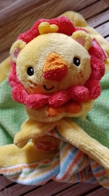 Grand doudou plat lion, Fisher price