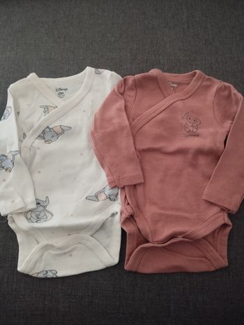 Lot de 2 bodys bébé 