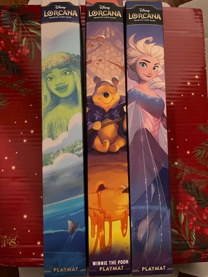 Tapis Lorcana Winnie Vaiana Elsa Playmat