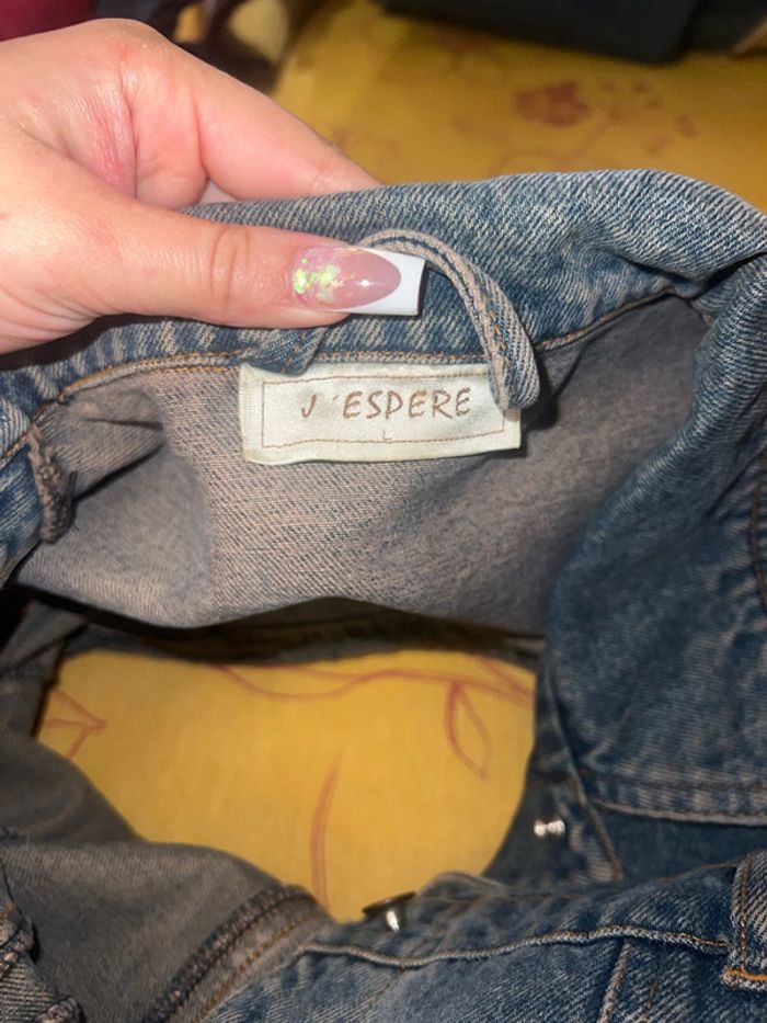 Veste en jeans j espère - photo numéro 3