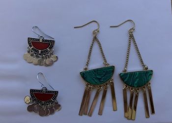 lot de 2 paires de boucles d'oreilles, Promod