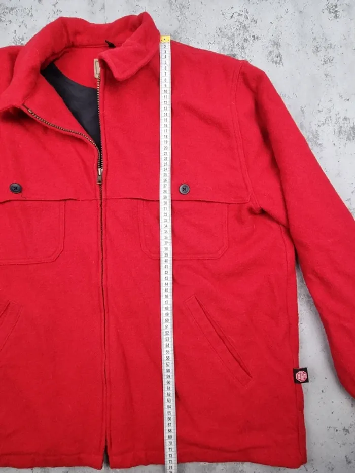Veste rouge zippée L.L. Bean – Taille L Homme (mesures en photos) - photo numéro 6