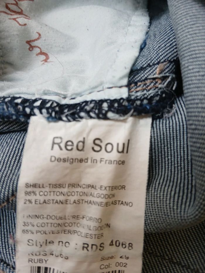 Jeans femme Red Soul taille 38 - photo numéro 10