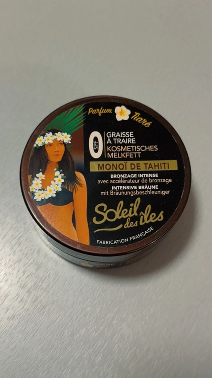 Graisse à traire parfum Tiaré - Neuve 150 ML