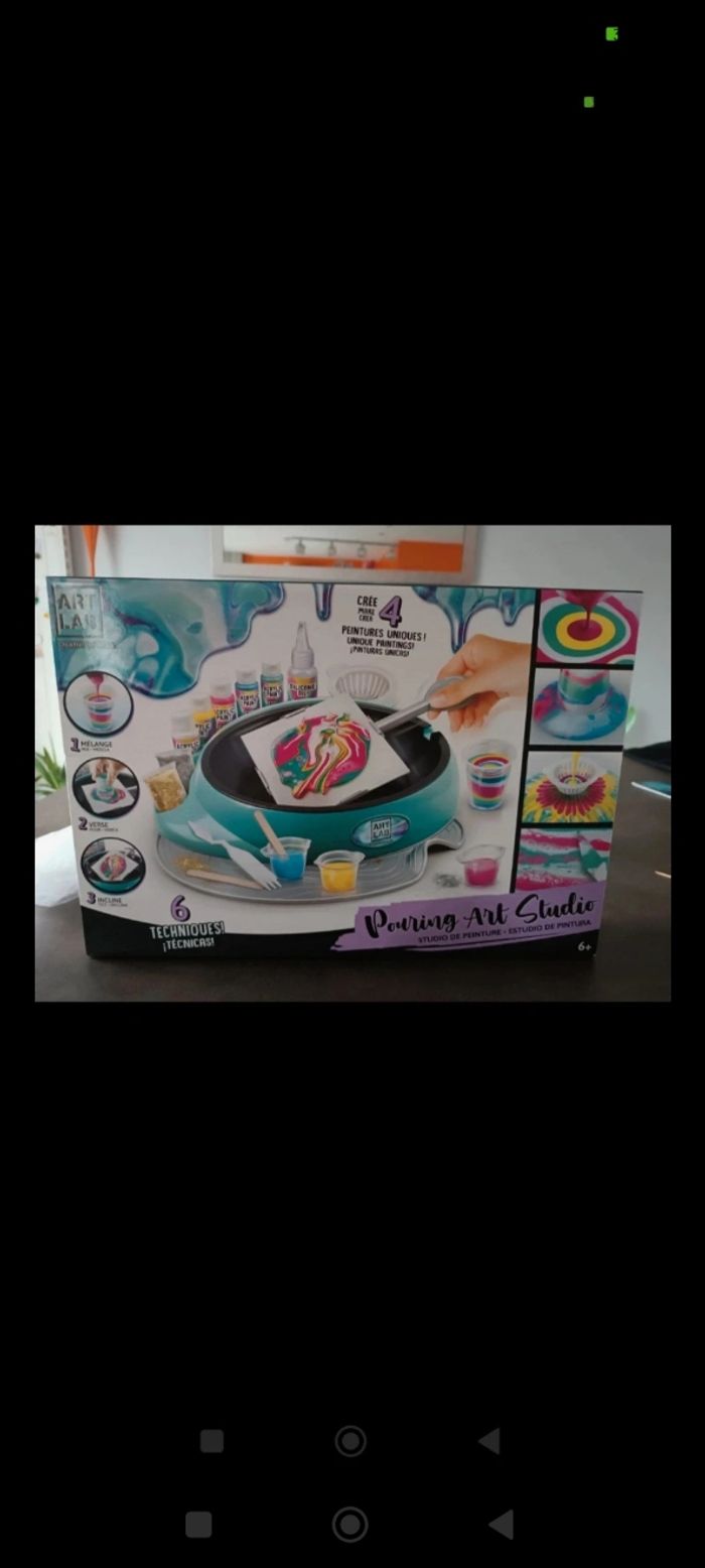 Coffret peinture "pouring Art  studio"