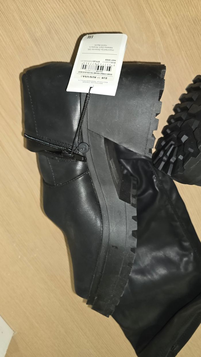 Cuissardes neuves avec étiquettes cuir végétal - photo numéro 3