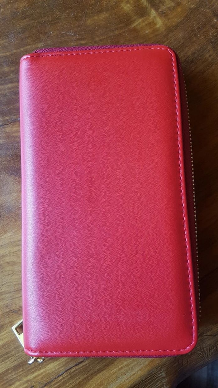 Portefeuille rouge - photo numéro 2