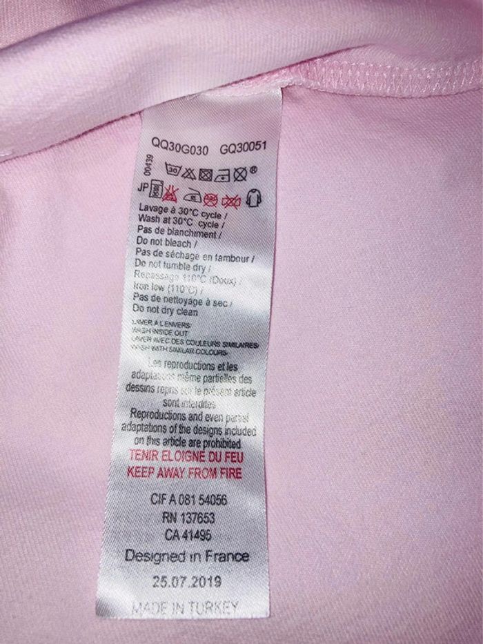 Robe lili gaufrette rose / paillette / arc en ciel 2 ans - photo numéro 8
