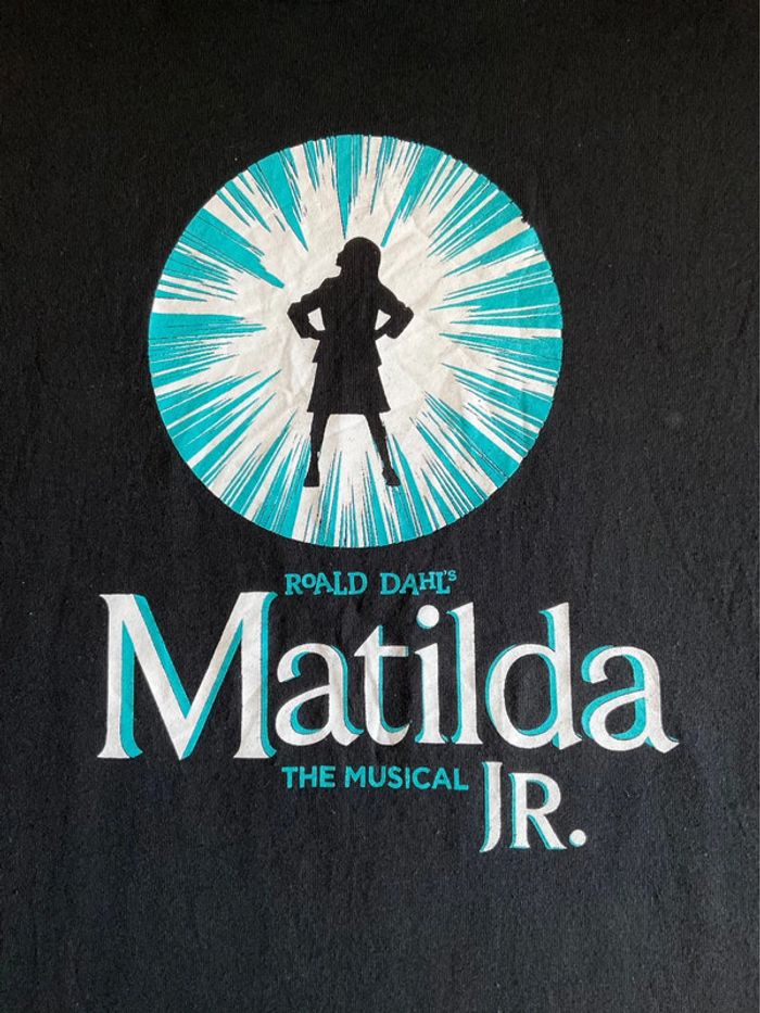 T-shirt noir pour homme Matilda jr The Musical taille L 381 - photo numéro 3
