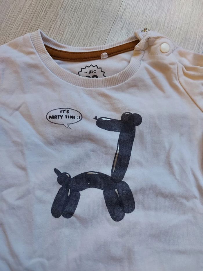 Ensemble salopette et tee shirt 3 mois - photo numéro 2