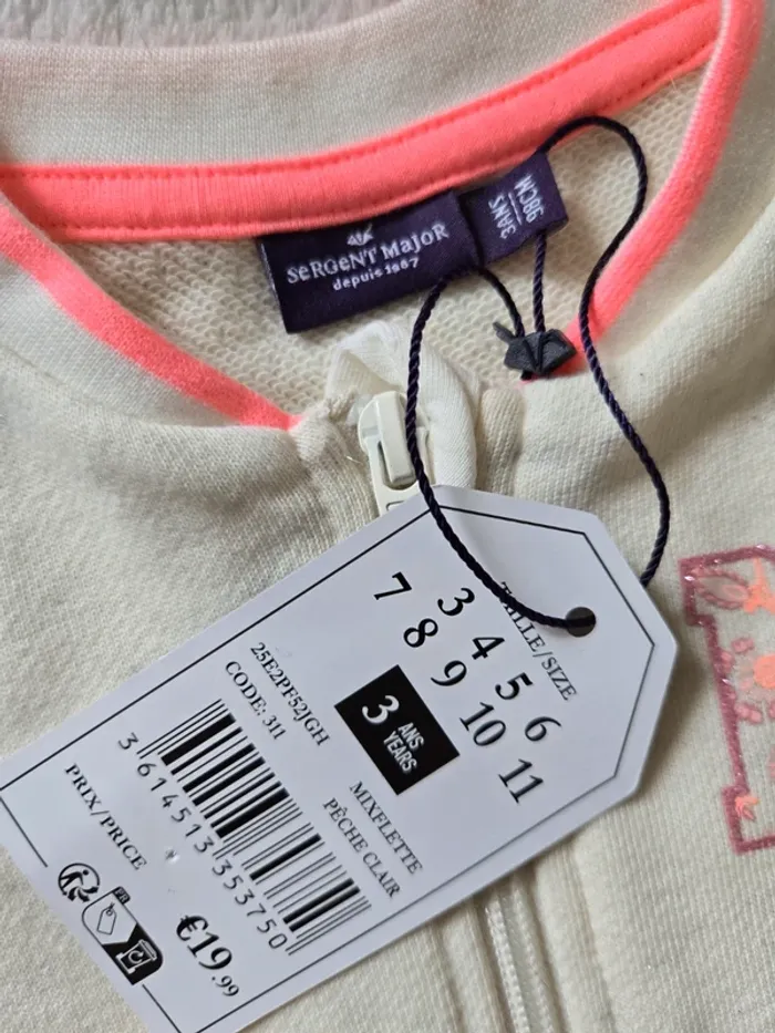 Gilet veste 3 ans neuf avec étiquette - photo numéro 2