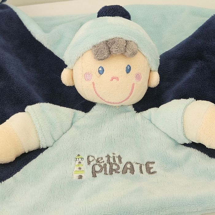 Doudou petit pirate bleu - photo numéro 2