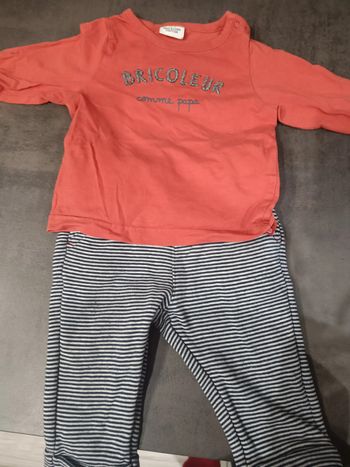 Ensemble 9 mois bricoleur marin