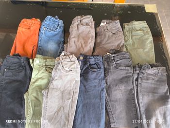 Jean et jogging garçon 7 ans 