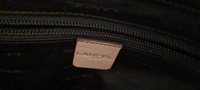 Sac marron et beige Lancel - photo numéro 10
