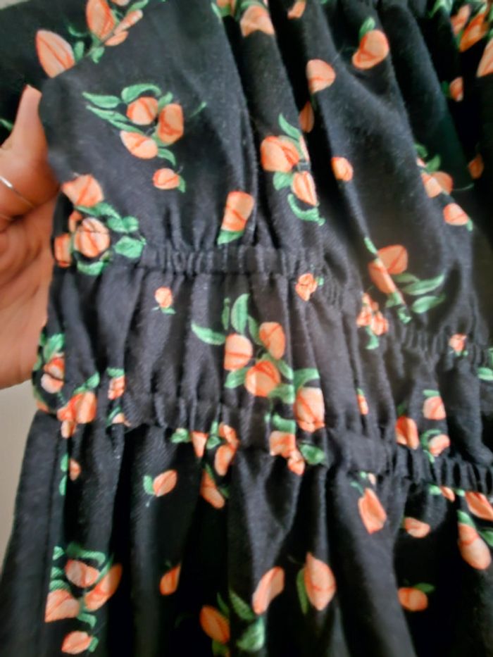 Robe pin-up imprimée fruits New Look - photo numéro 3