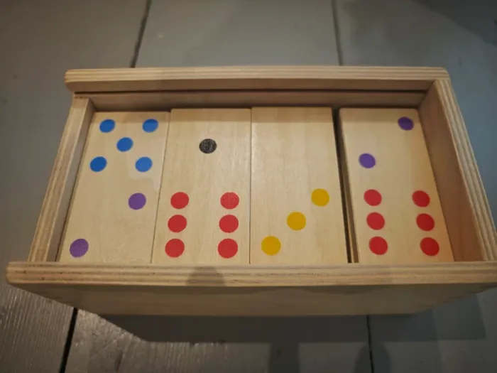 Jeu domino bois - photo numéro 2