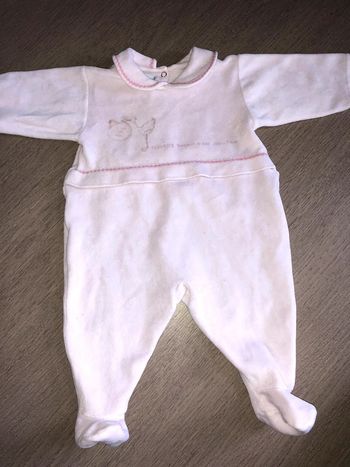 Pyjama petit bateau rose 3 mois