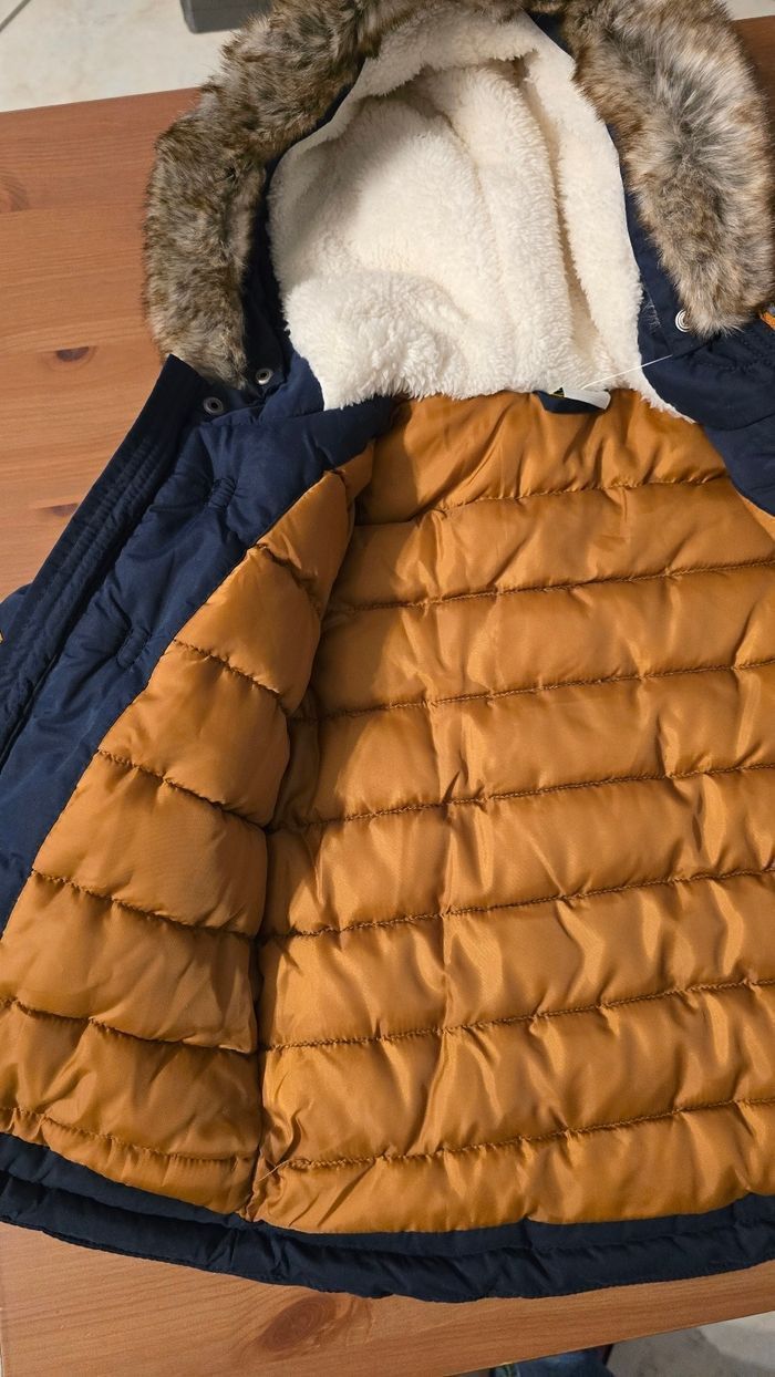 NEUF  (non porté)🏷 🥰🤩💙superbe parka chaud 23 mois garçon 💙😍🤩 - photo numéro 4