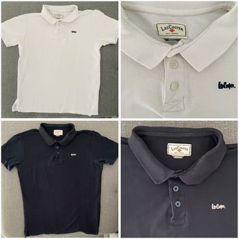 Lot de 2 polos homme lee cooper taille M 