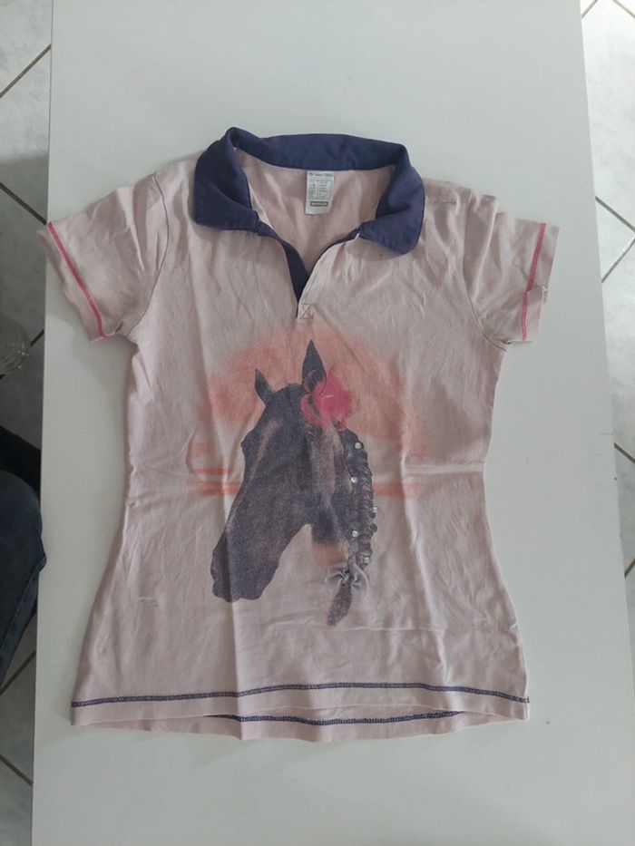 T-shirt équitation fille 10 ans