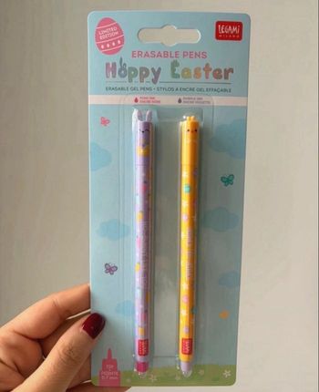 1 pack stylos Legami édition limitée Pâques 2025 happy easter 