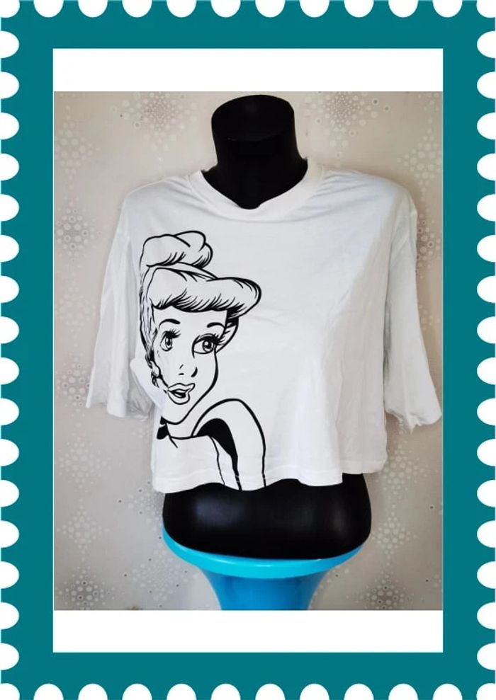 D2811 - tee-shirt court femme taille L