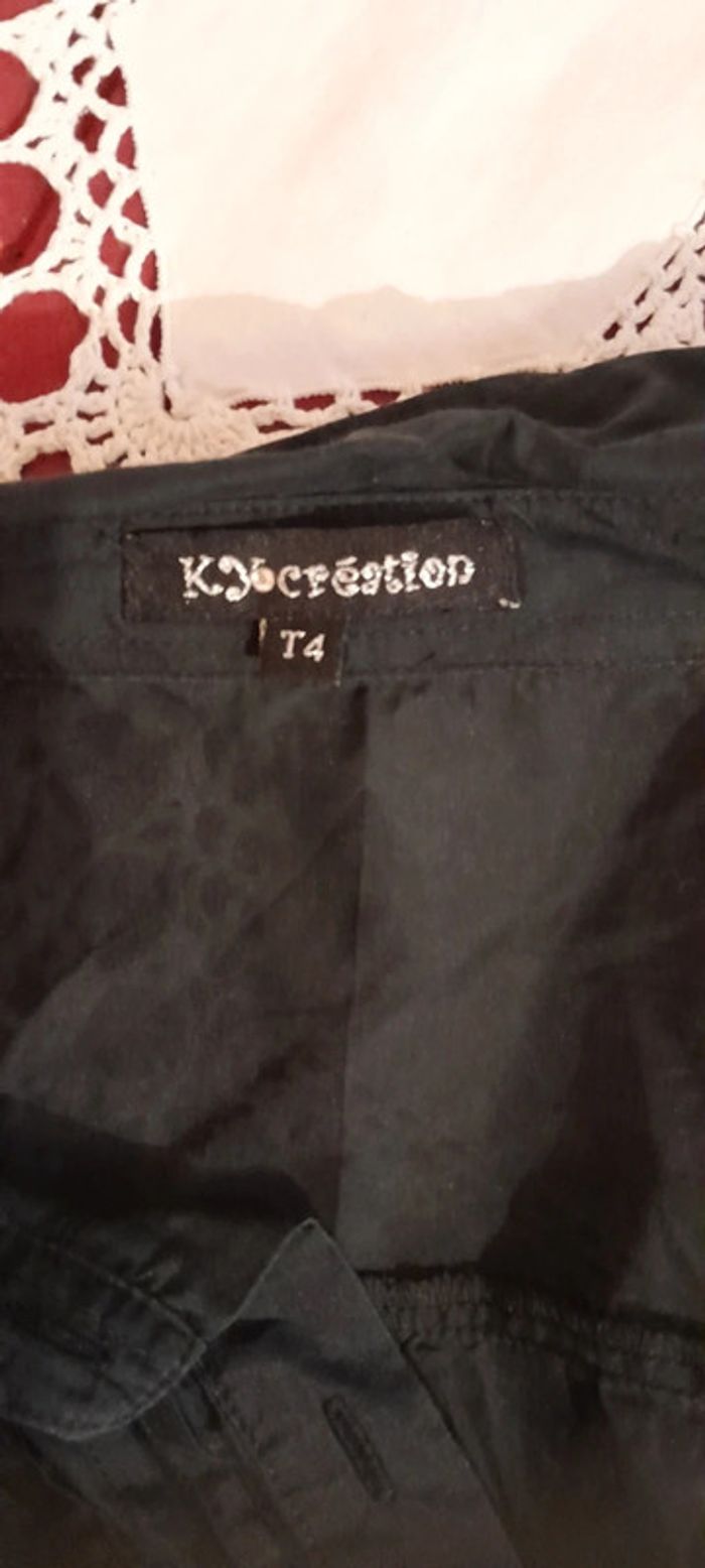 Chemisette manches courtes soie et coton - photo numéro 4