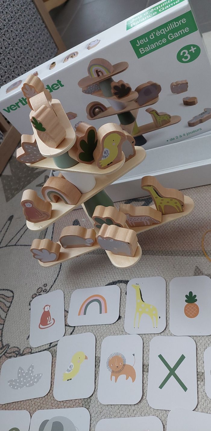 Jeu d'équilibre en bois Vertbaudet