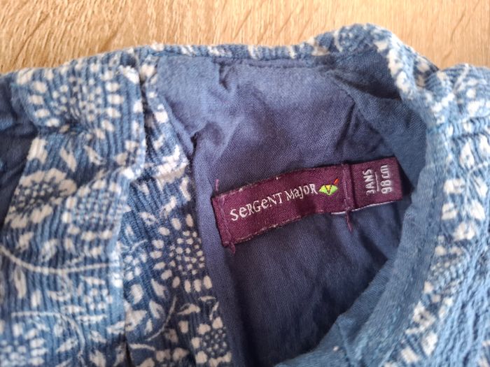 Robe fleurie bleue SM 3 ans - photo numéro 5